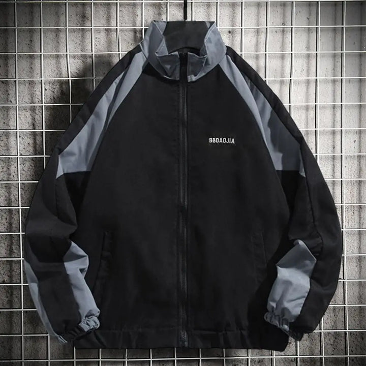 Herren Freizeitjacke Übergroß Bomberjacke | Reißverschluss