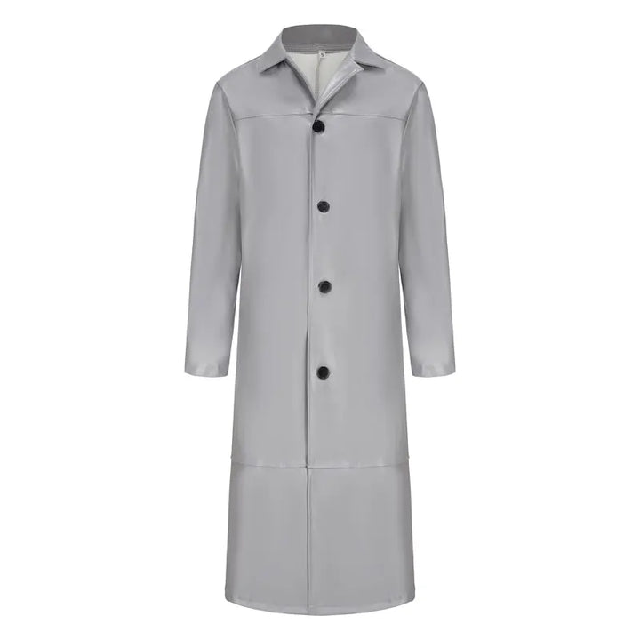 Herren-Trench Windbreaker Lang Mantel | Schmal geschnitten