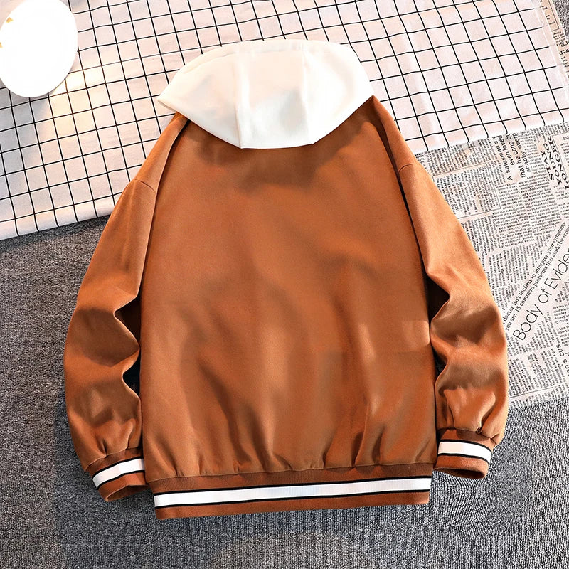 Coole College Jacke für Herren | Mit Kapuze