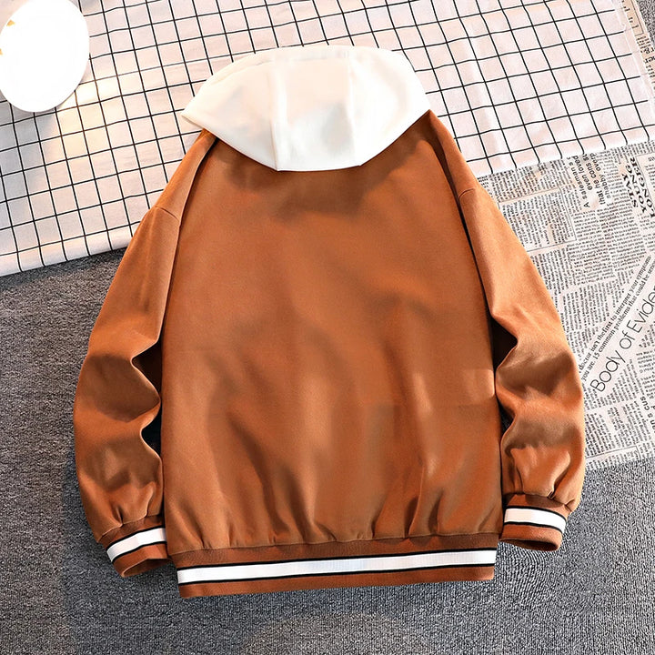 Coole College Jacke für Herren | Mit Kapuze