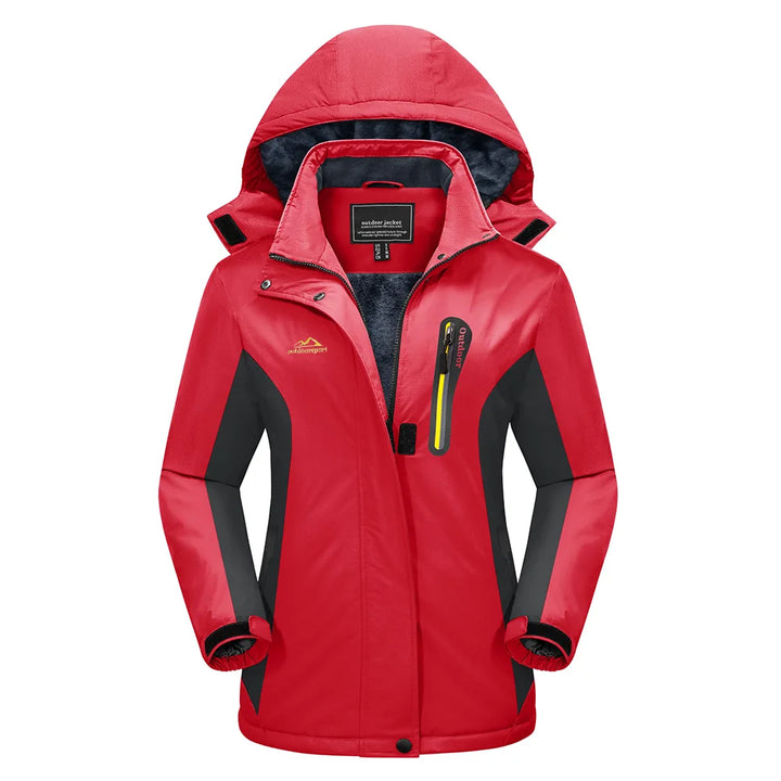 Damen-Skijacke mit Kapuze | Weite Passform
