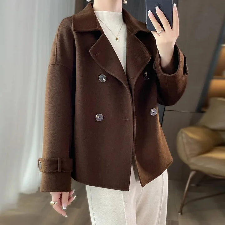 Damen Woll Jacke | Locker geschnitte