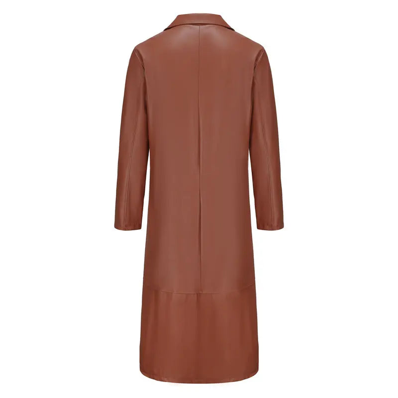 Herren-Trench Windbreaker Lang Mantel | Schmal geschnitten