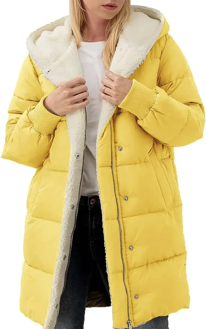Winter Warme Parka Damen | mit Kapuze