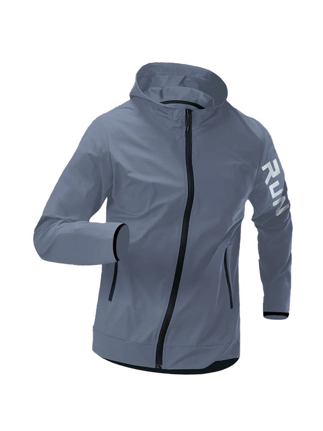 Herren Kapuze Freizeit Windjacke | Reißverschluss