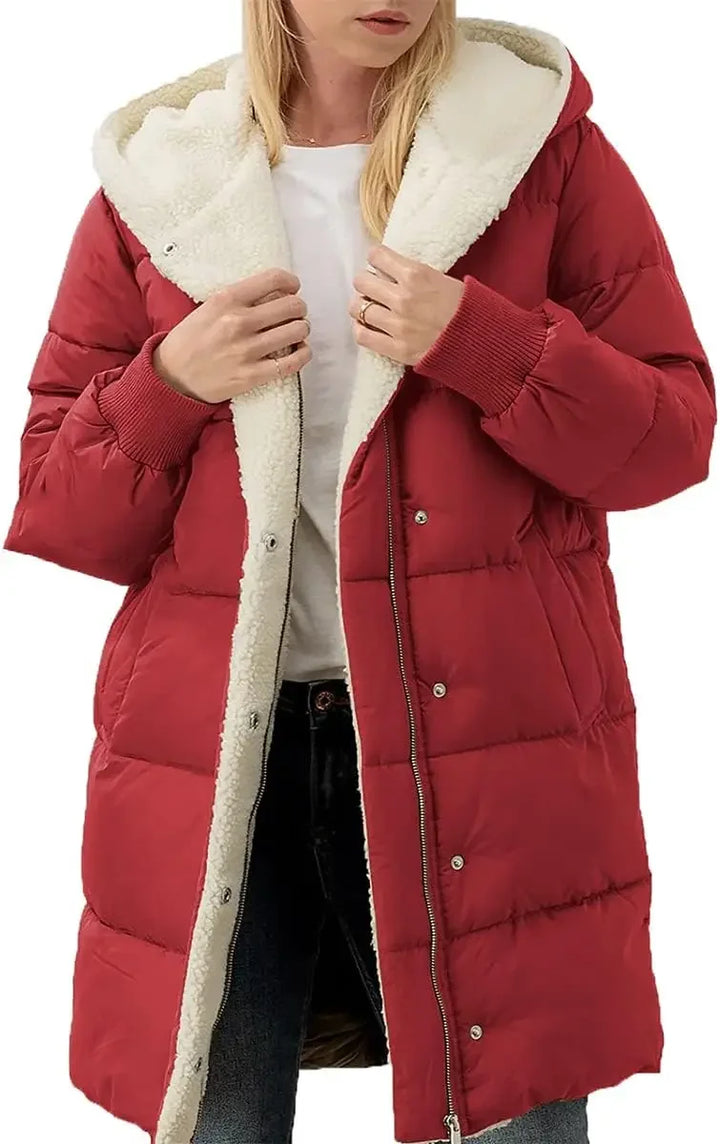 Winter Warme Parka Damen | mit Kapuze