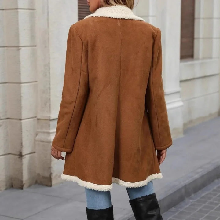 Damen Lange Warme Trench Coat | Winter