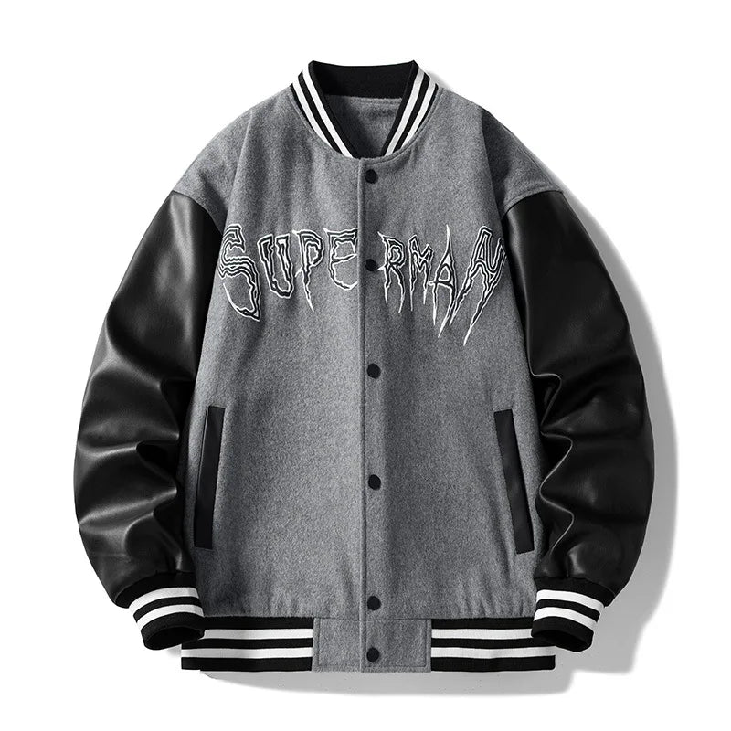 Einzigartige College Jacke im Baseball-Stil für Herren | Modisch