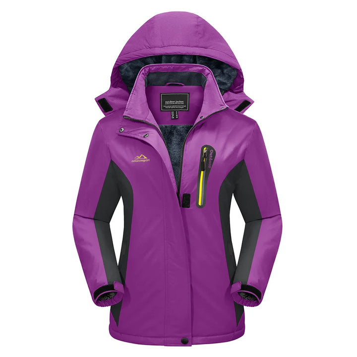 Damen-Skijacke mit Kapuze | Weite Passform