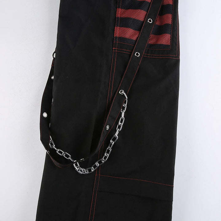 Stylische gothic-hosen für frauen