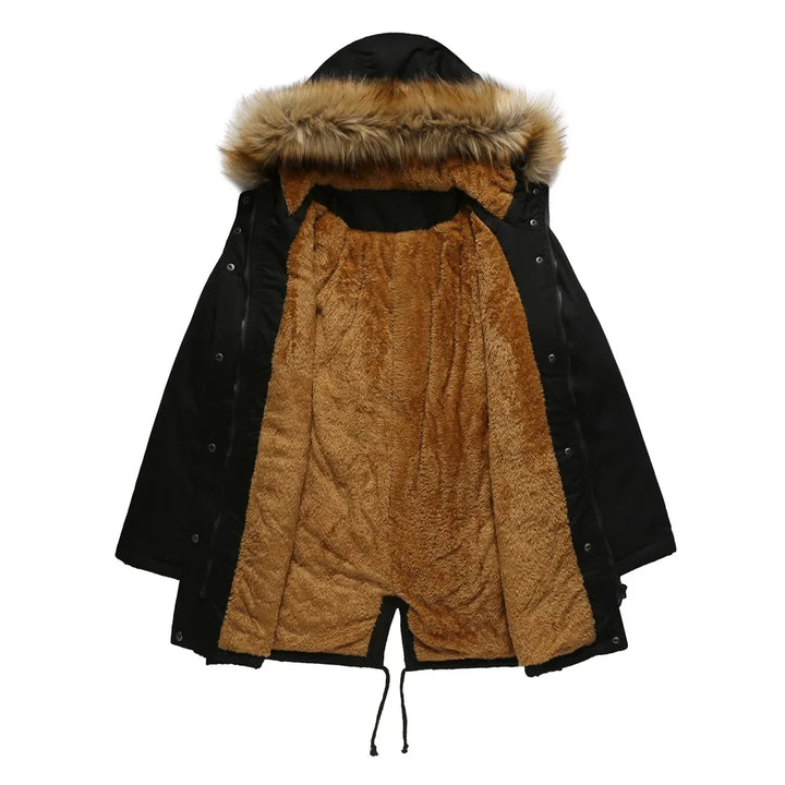 Parka Damen mit Kapuze und schmaler Passform | Retro
