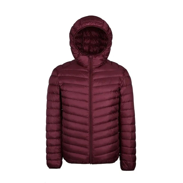 Daunen Jacke mit Kapuze für Herren | Zeitlos