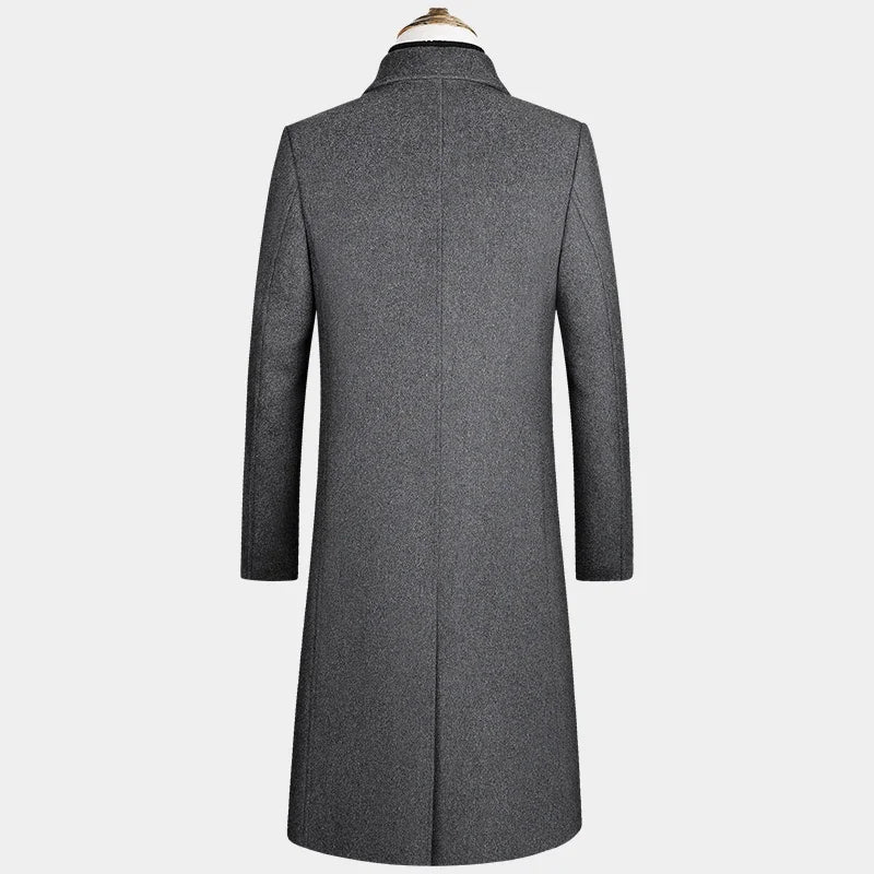 Lange Woll Jacke für Herren | Übermantel