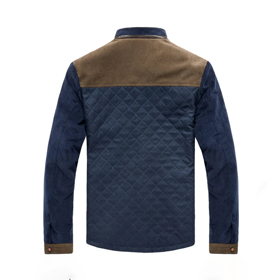 Herren Lässige Stehkragen Jacke | Gepolstert