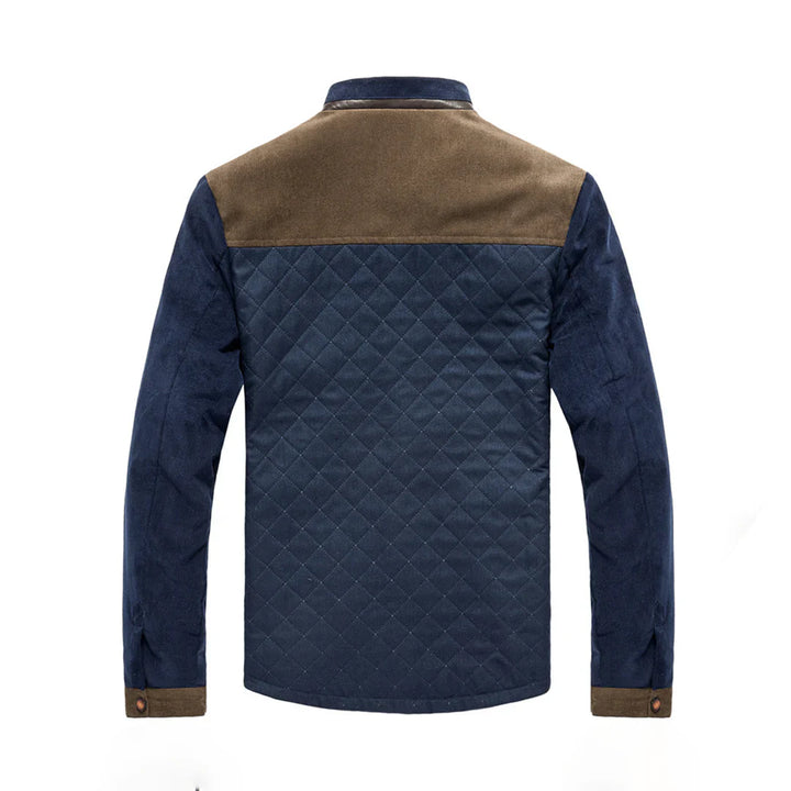 Herren Lässige Stehkragen Jacke | Gepolstert