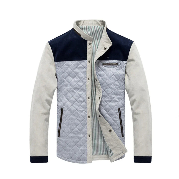 Herren Lässige Stehkragen Jacke | Gepolstert