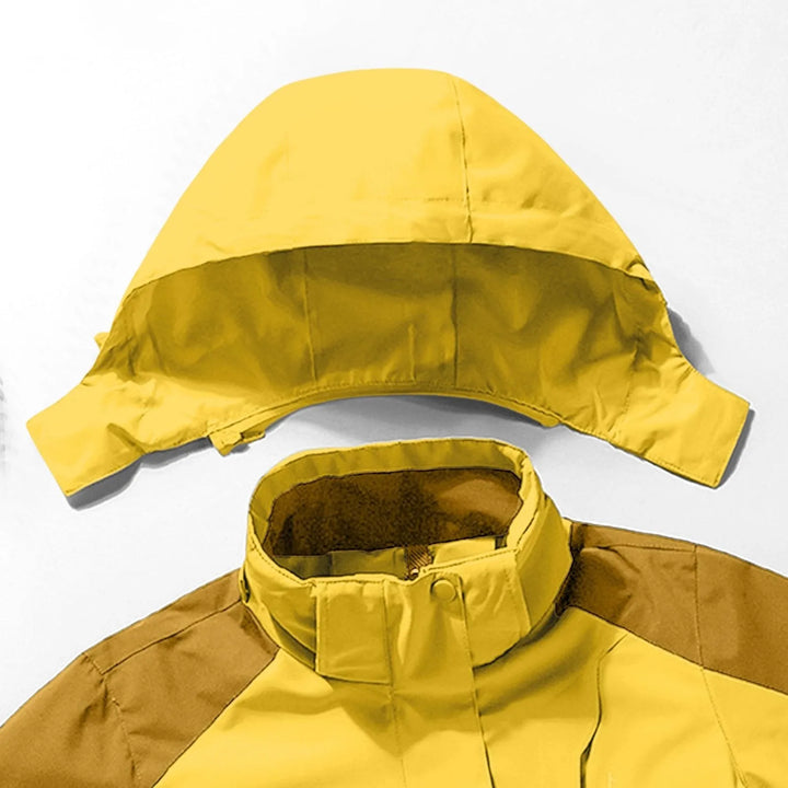 Atmungsaktive Regenjacke mit Kapuze für Damen | Outdoor