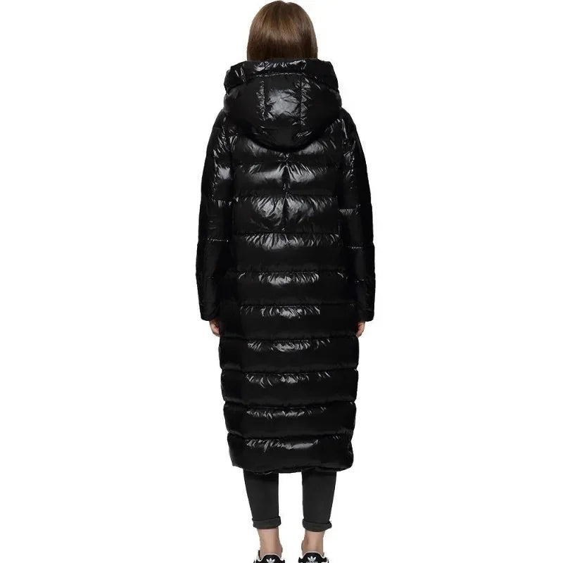 Damen Daunen Jacke Lang Winter | Warme