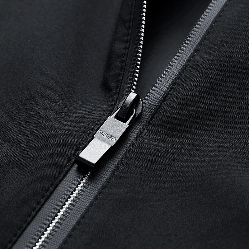 Herren Im Freien Windjacke mit Reißverschluss | Kapuze