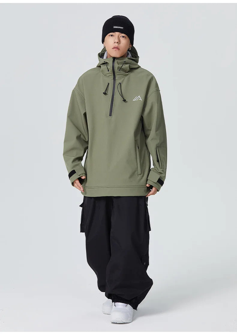 Unisex Funktionelle Skijacke | Mit Kapuze