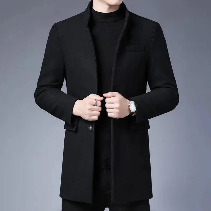 Woll Jacke für Herren | Lockerer Schnitt