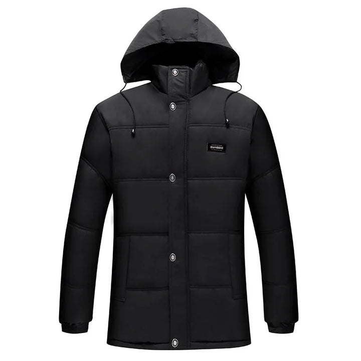 Daunen Jacke mit Kapuze für Herren | Warme