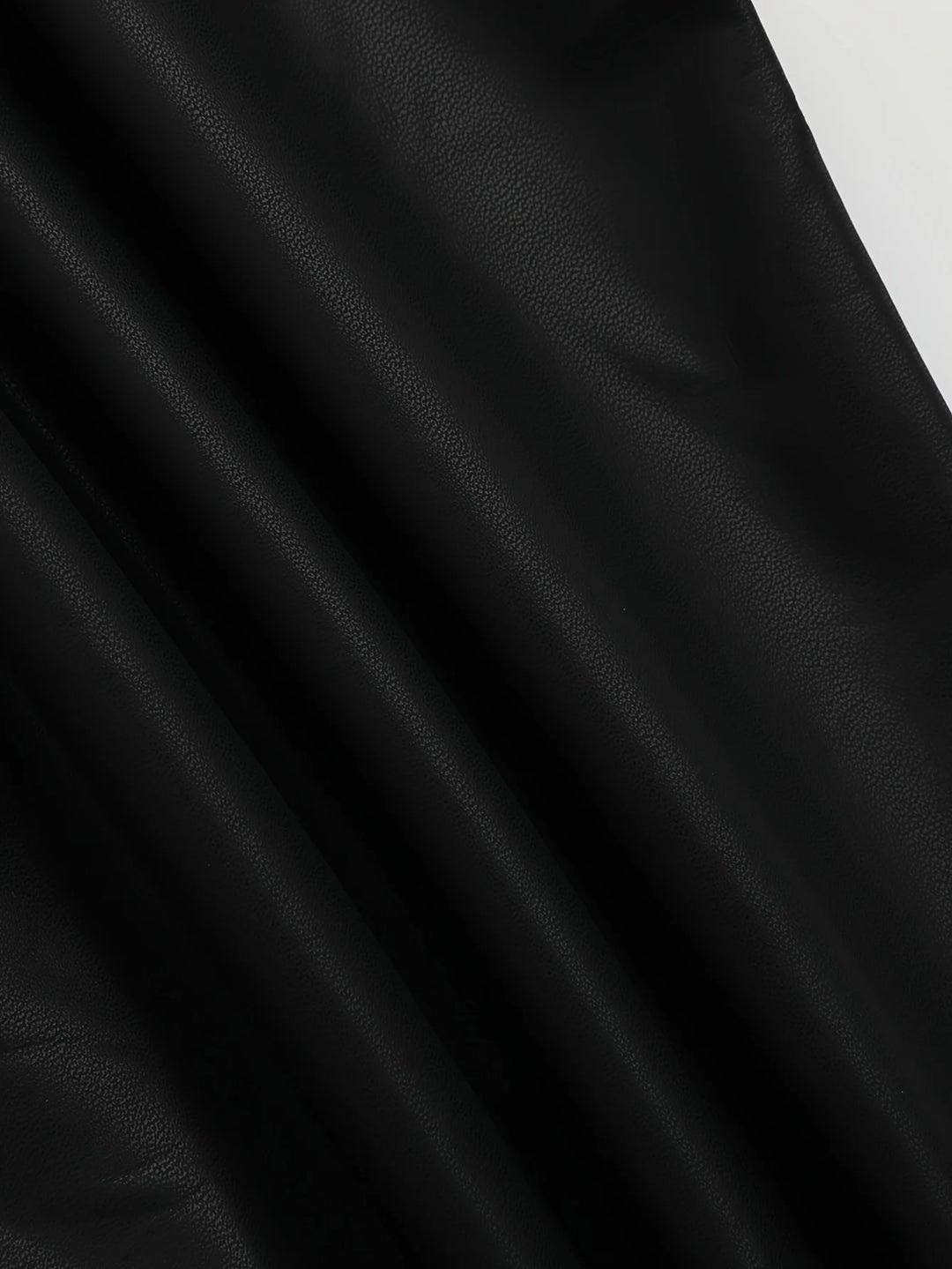 Elegante schwarze leggings im lederlook
