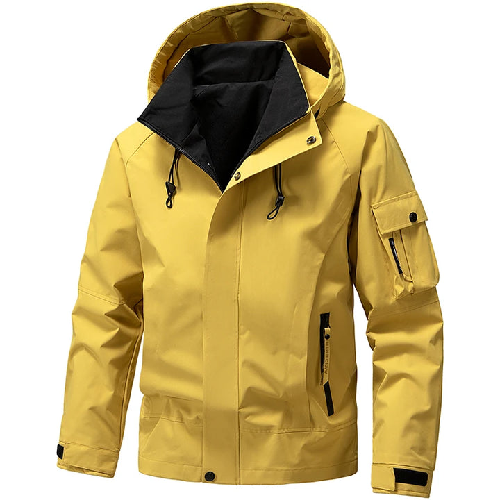 Strapazierfähige Softshell Jacke für Herren | Mit Kapuze