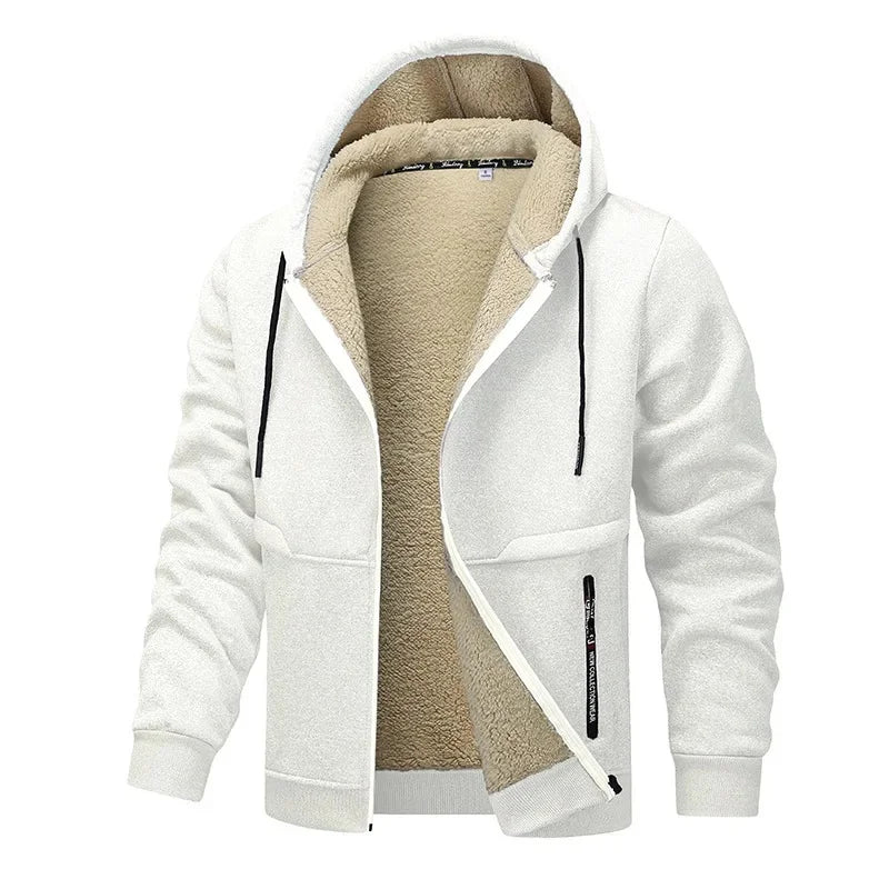 Fleece Jacke mit Kapuze für Herren | Arbeitskleidung
