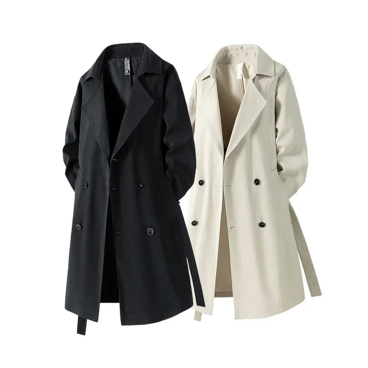 Herren Langer Trench Coat | Lange Ärmel