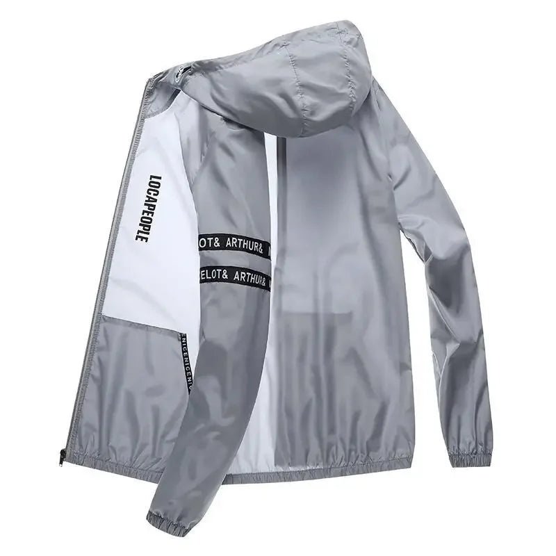 Herren-Freizeit Windjacke | Kapuze