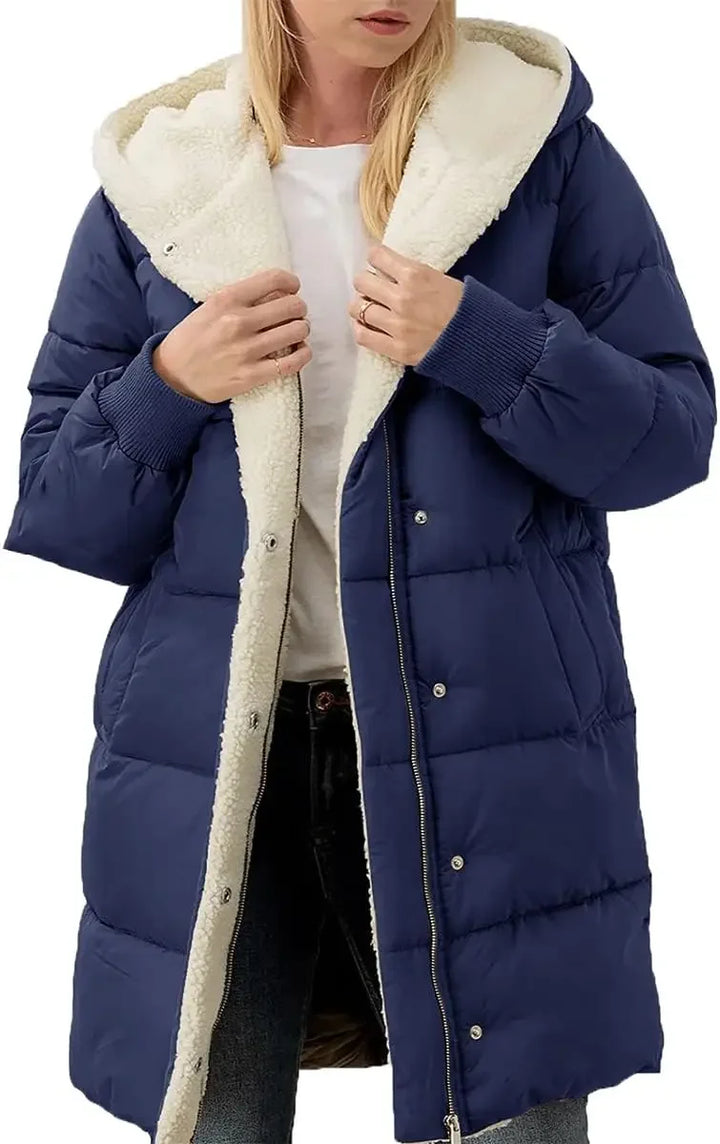 Winter Warme Parka Damen | mit Kapuze