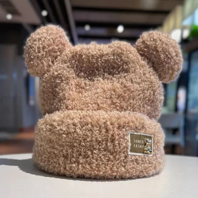 Bezaubernde teddy-ohr wintermütze