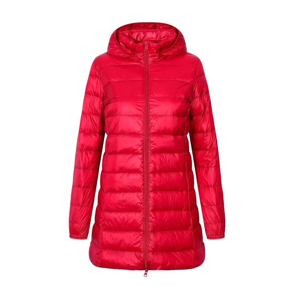 Daunen Jacke für Damen mit Kapuze | Modisch