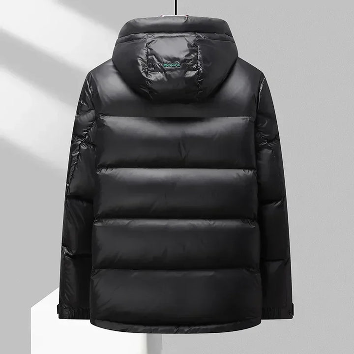 Herren Winter Daunen Jacke mit Kapuze | Kalt