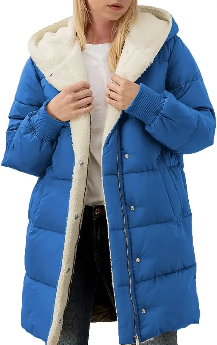 Winter Warme Parka Damen | mit Kapuze
