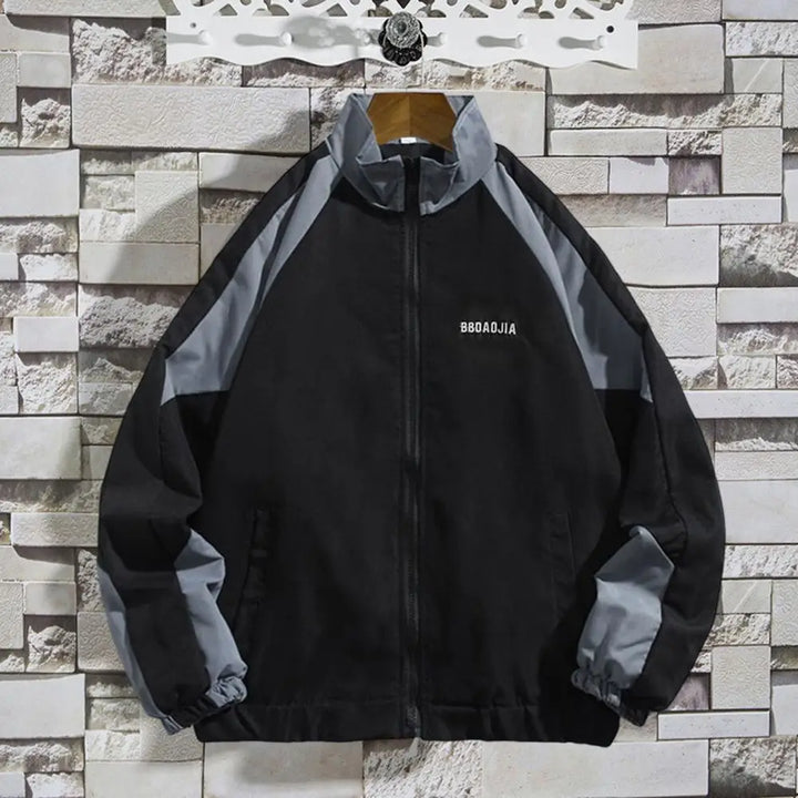 Herren Freizeitjacke Übergroß Bomberjacke | Reißverschluss