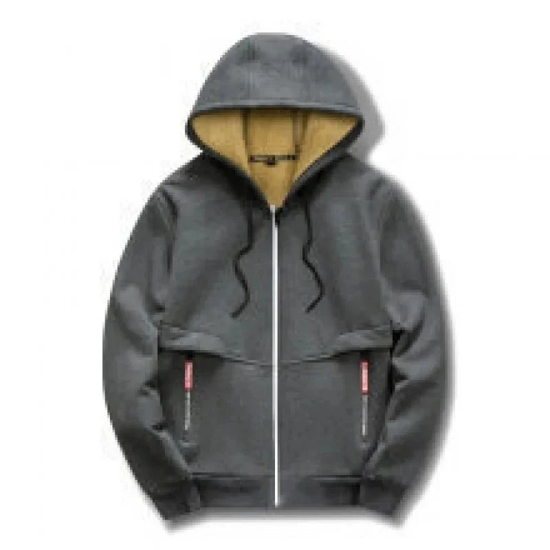 Gefütterte Fleece Steppjacke für Herren | Warme