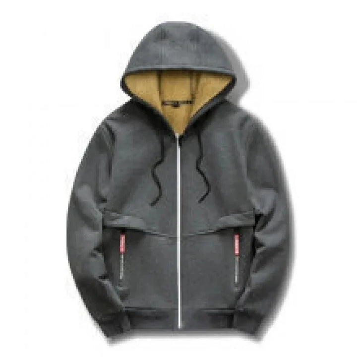 Gefütterte Fleece Steppjacke für Herren | Warme