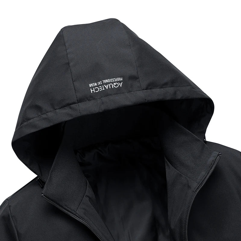 Herren Im Freien Windjacke mit Reißverschluss | Kapuze