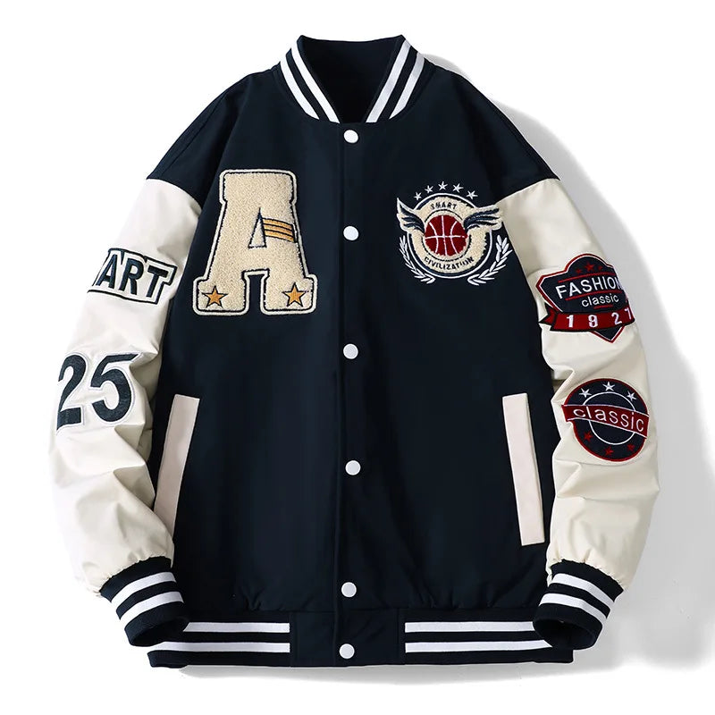 Einzigartige College Jacke im Baseball-Stil für Herren | Modisch