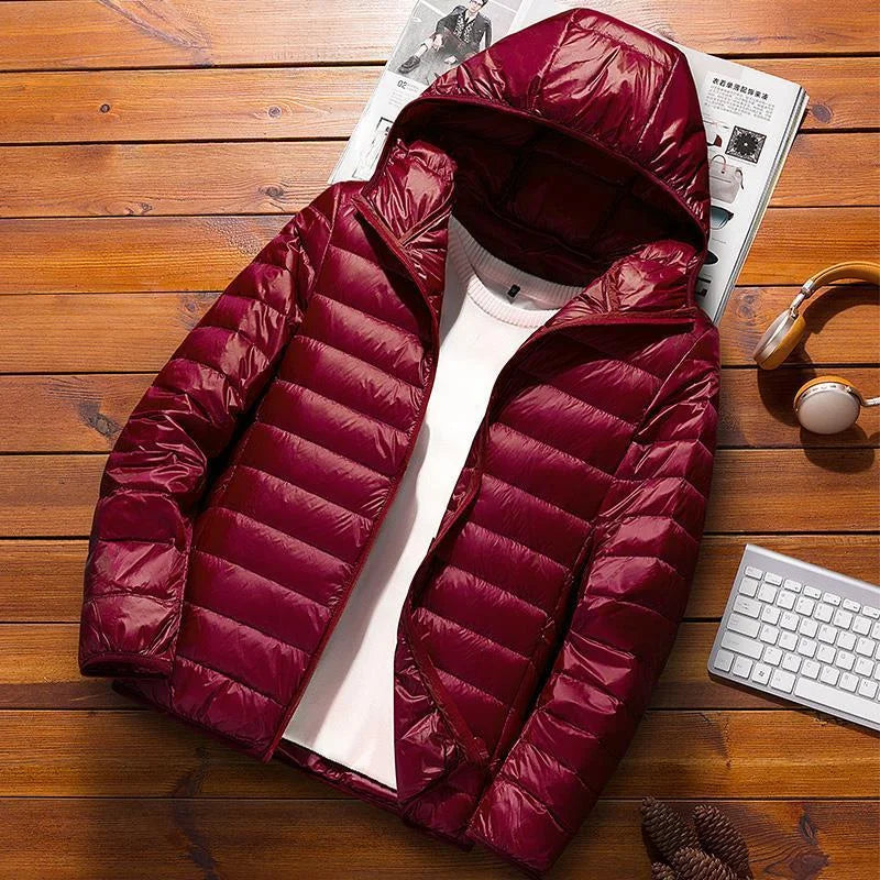 Warme Fleece Steppjacke für Herren | Lässig
