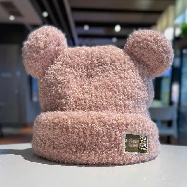 Bezaubernde teddy-ohr wintermütze