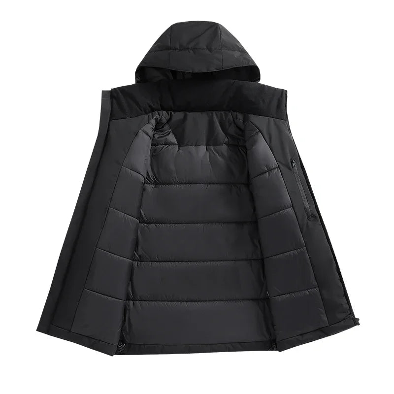 Winddichte Softshell Jacke mit Kapuze für Herren | Funktionell