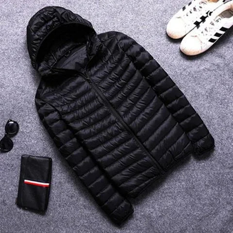 Warme Fleece Steppjacke für Herren | Lässig