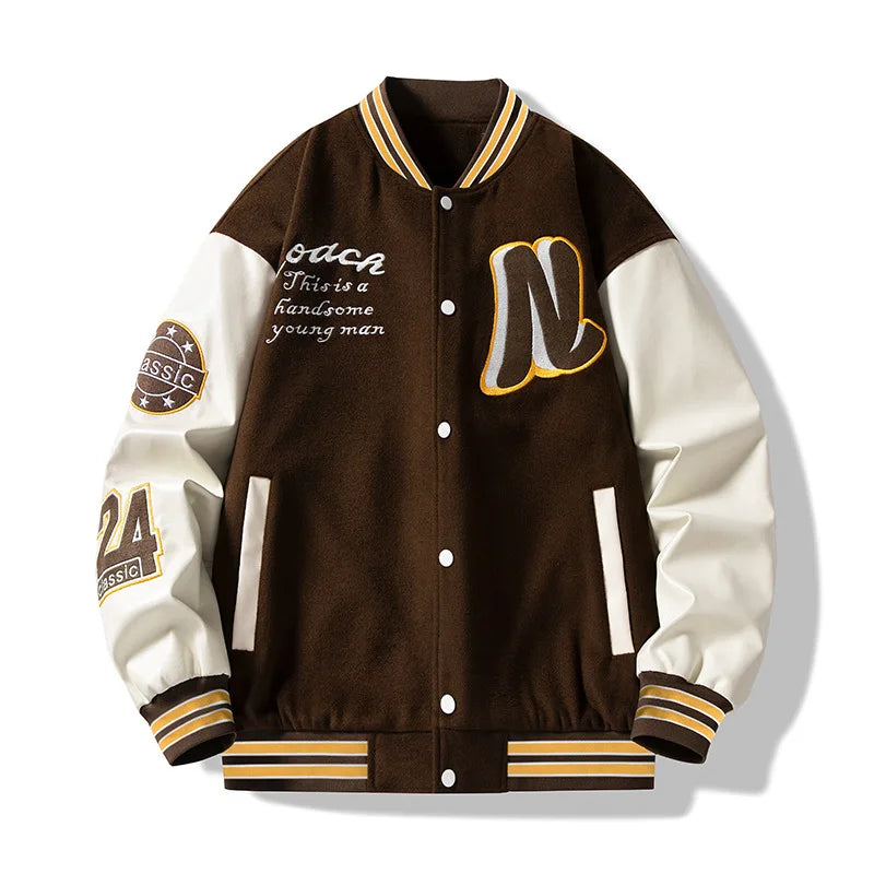 Einzigartige College Jacke im Baseball-Stil für Herren | Modisch
