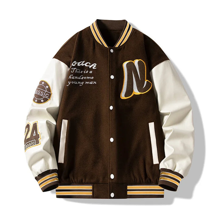 Einzigartige College Jacke im Baseball-Stil für Herren | Modisch