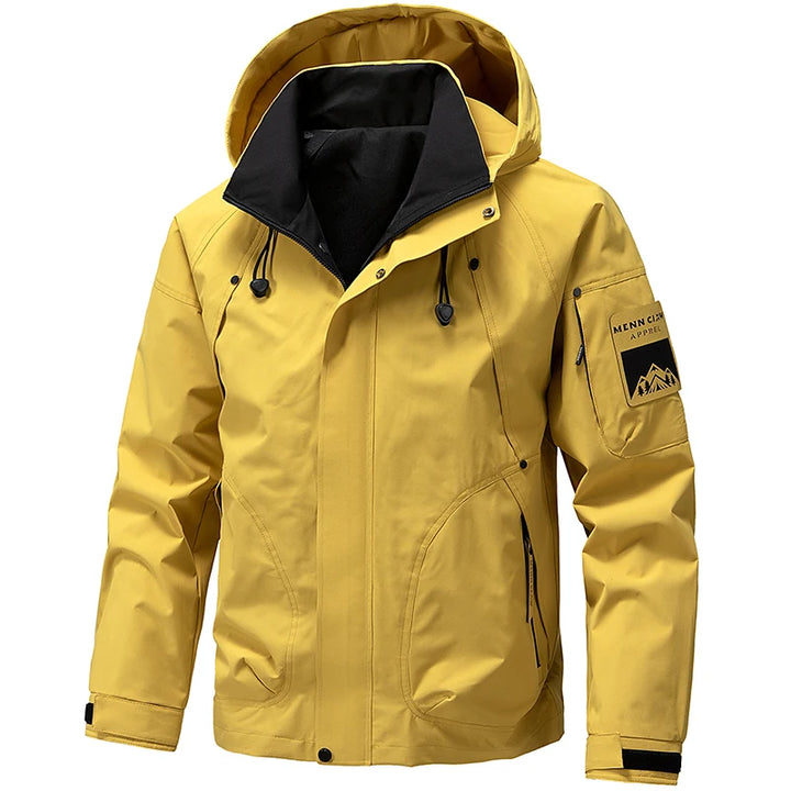 Softshell Skijacke mit Kapuze für Herren | Winddicht