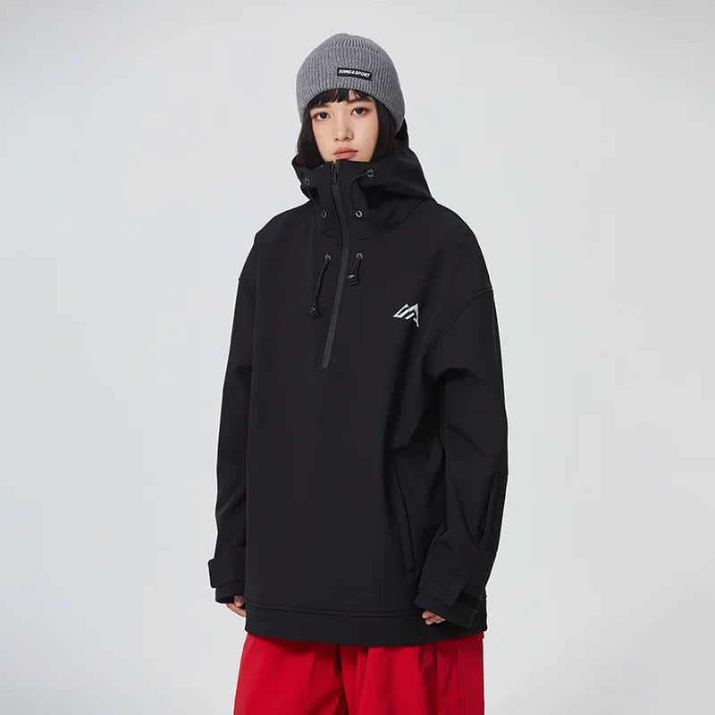 Unisex Funktionelle Skijacke | Mit Kapuze