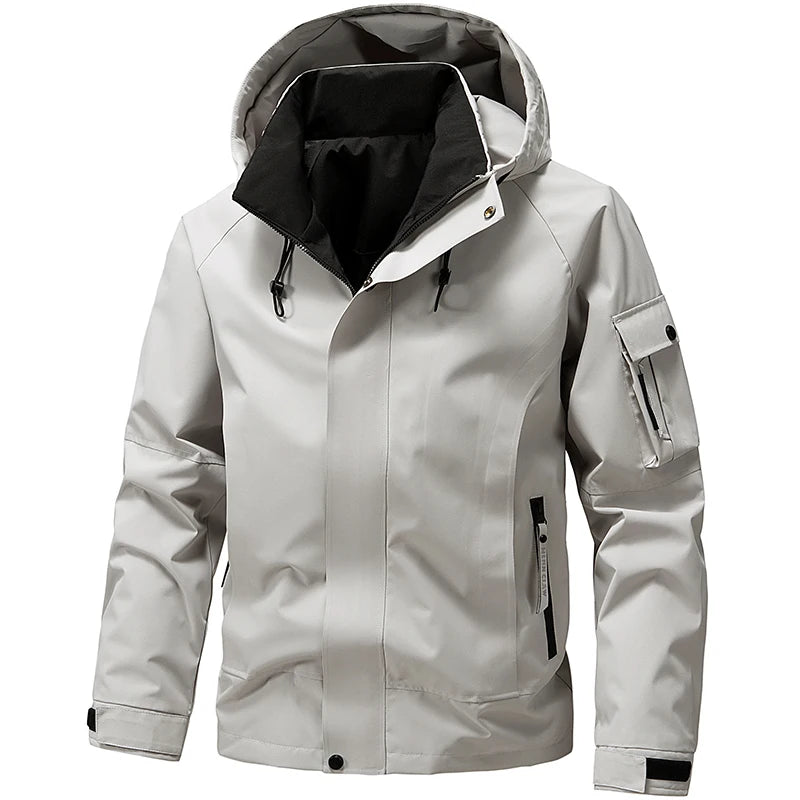 Softshell Skijacke mit Kapuze für Herren | Winddicht